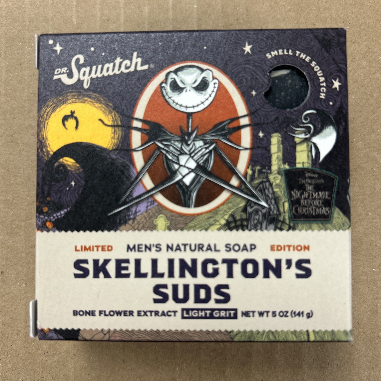 Dr. Squatch SKELLINGTON’S SUDS Natural Soap Bar Ltd Ed The Nightmare Before Xmas