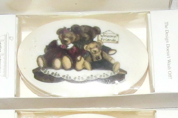 Lasting Impressions Soap Art Picture Soap THREE Boxed Bar
