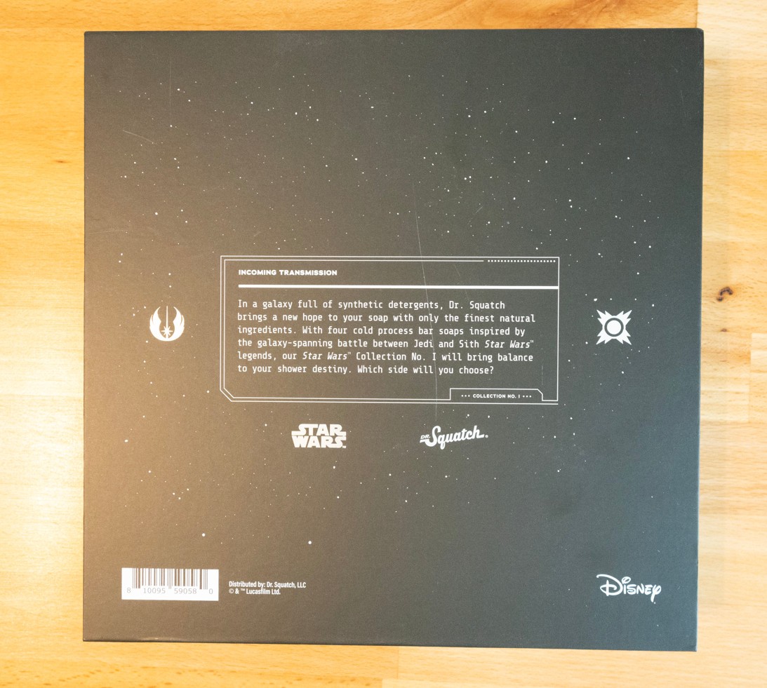Dr Squatch: Super Rare, Limited Edition Star Wars Box Set 1 – Box ONLY