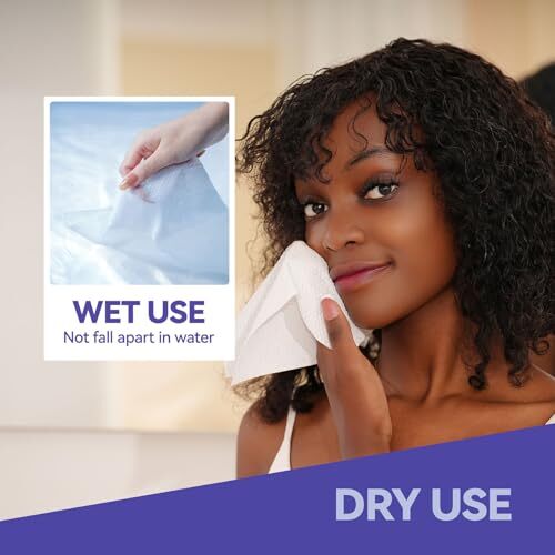 Disposable Face Towels, Face Towelette Disposable, Soft Makeup Remover Dry