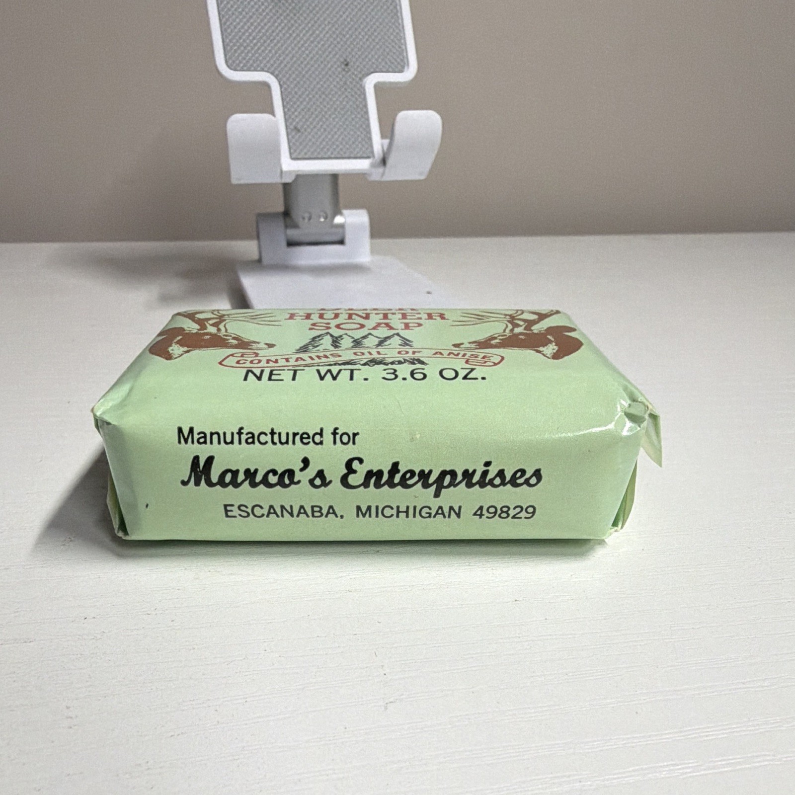 Vintage Marco’s Enterprises Deer Hunter Body Bar Soap, Anise Scent, 3.6 oz