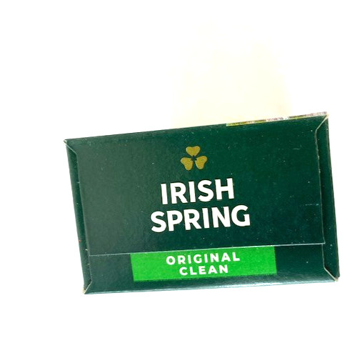 3 Bars Irish Spring Original Clean 12HR Fresh Deodorant Soap w/ Flaxseed Oil