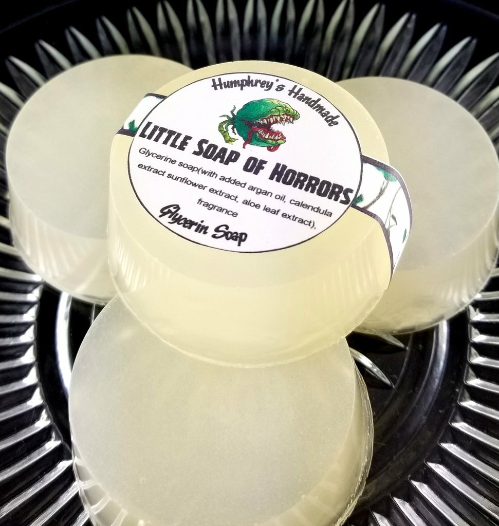 LITTLE SOAP OF HORRORS Unisex Tropical Scent Soap, Glow in the Dark Halloween