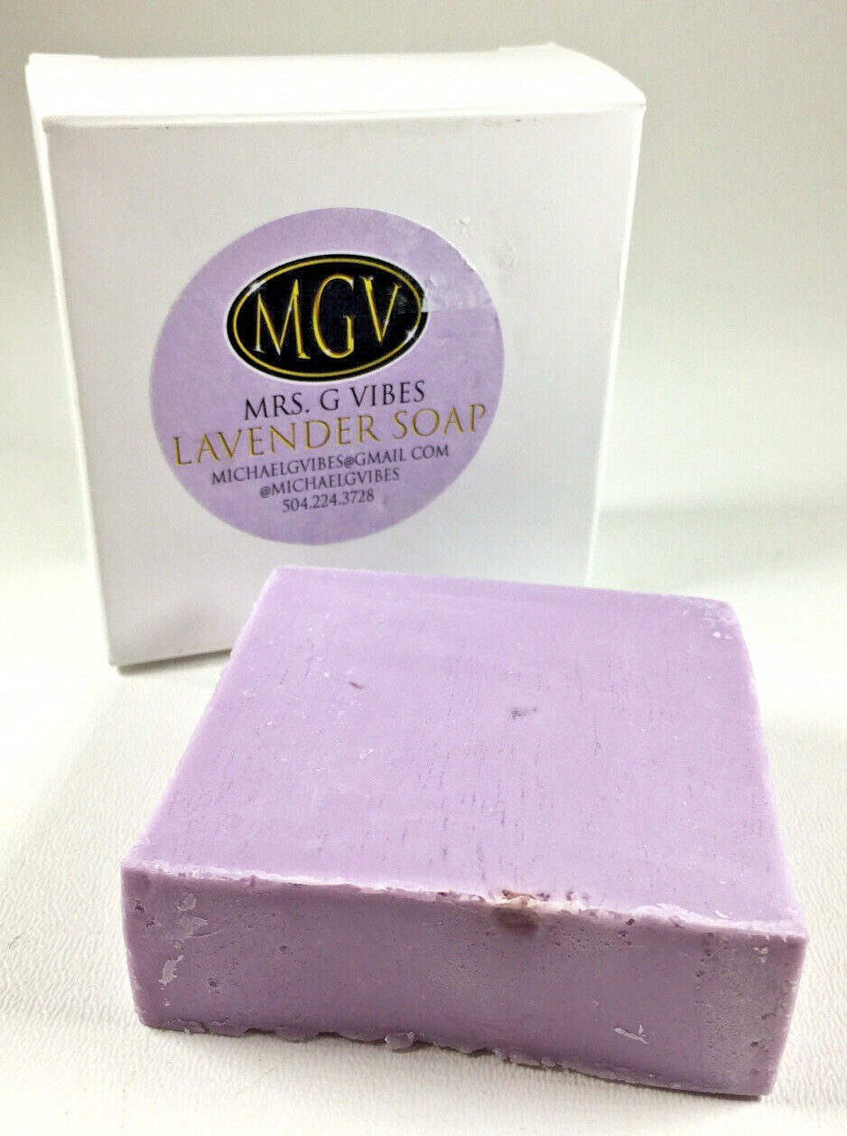 Handmade Lavender Soap Bar Health Beauty Bath Body Soap Gift