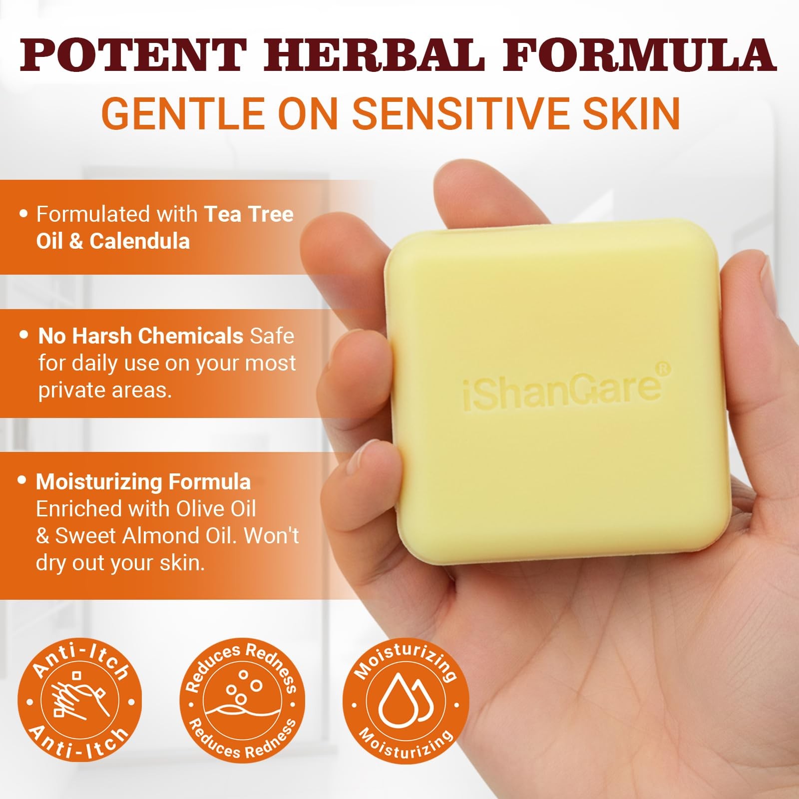 Balanitis Soap & Antifungal Body Wash Bar – Fast from Jock Itch, Redness & Od…