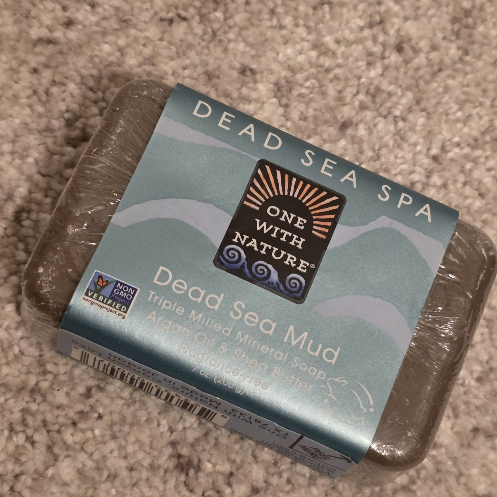 ONE WITH NATURE DEAD SEA MUD MINERAL SOAP ARGAN OIL & SHEA BUTTER
