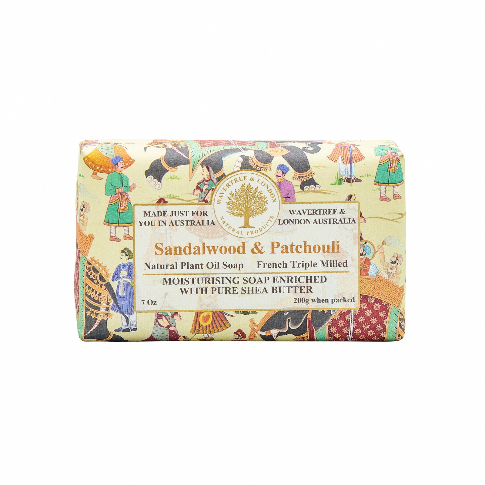 Wavertree & London Sandalwood & Patchouli Bar Soap 7oz
