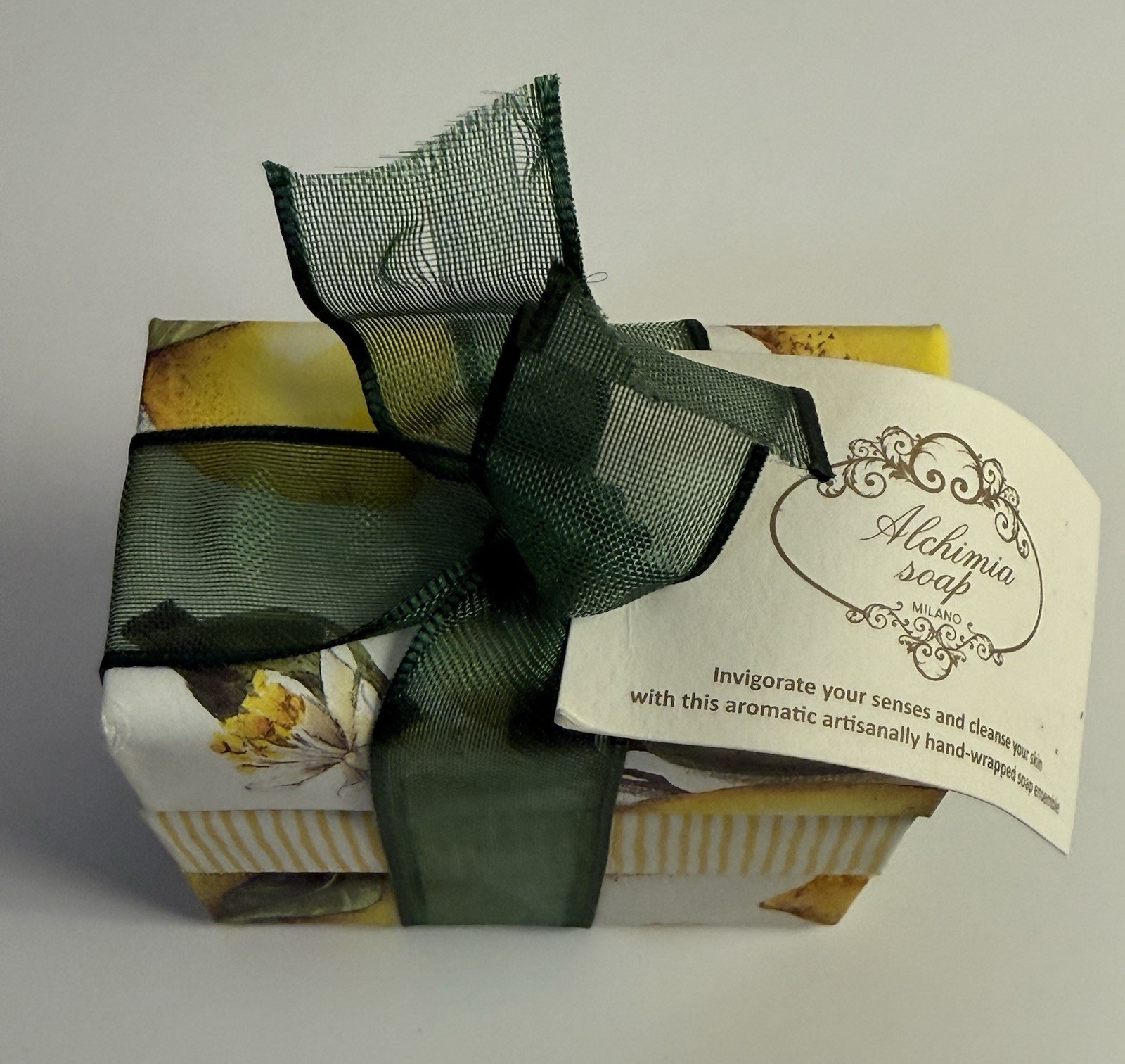 Alchimia Lemon Vegetable Soap 3 x 100g Yellow Multipack Made in Italy