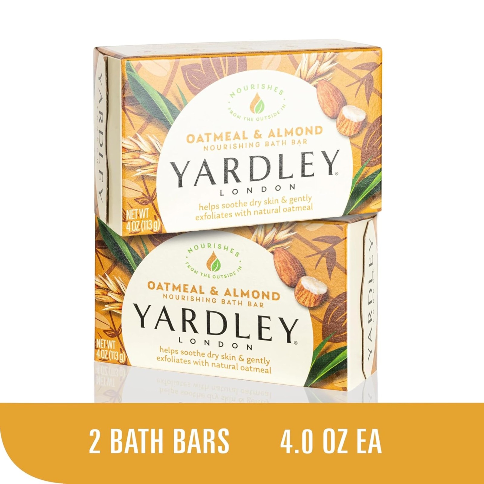 Yardley London Soap Bath Bar Bundle – 10 Bars Total / 2 Of Each