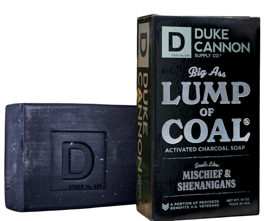 DUKE CANNON “LUMP OF COAL” Big Ass Brick of Soap 10oz 2 PACK BUY MORE -SAVE MORE