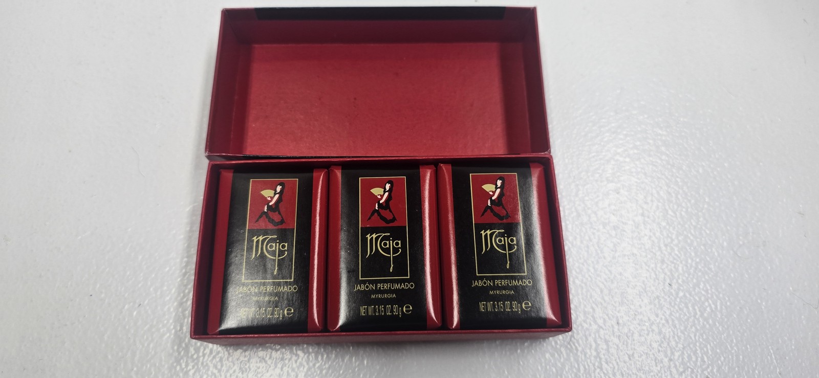Maja Classic Perfumed Soap Bars – 3 x 3.15 oz (90g) Gift Set – Spanish Passion