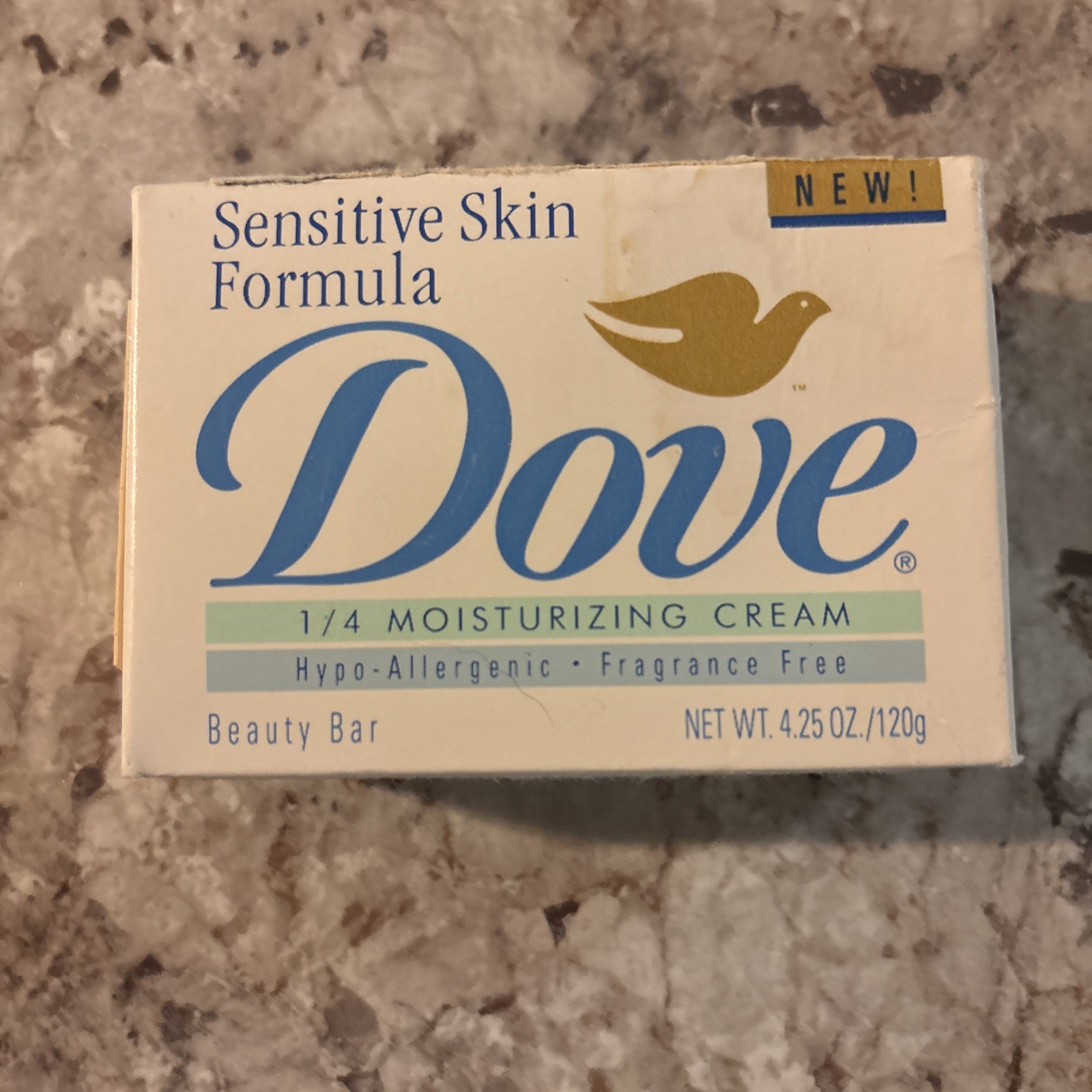 1994 Dove Beauty Bath Bar Sensitive Skin Formula 4.25 OZ VINTAGE NOS Prop
