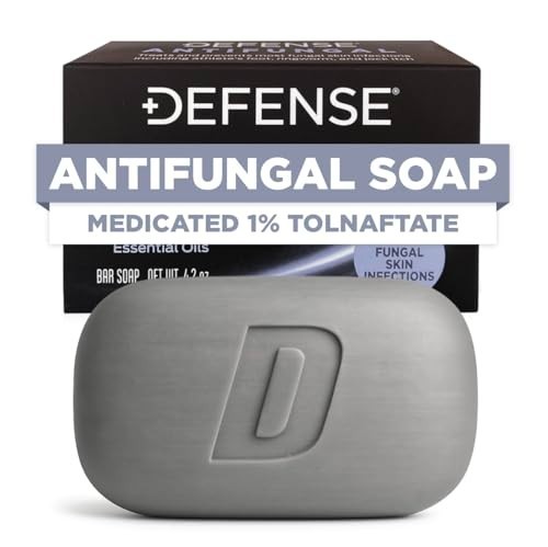 Medicated Antifungal Bar Soap – 1% Tolnaftate & Tea Tree Oil – Jock Itch, Ringwo