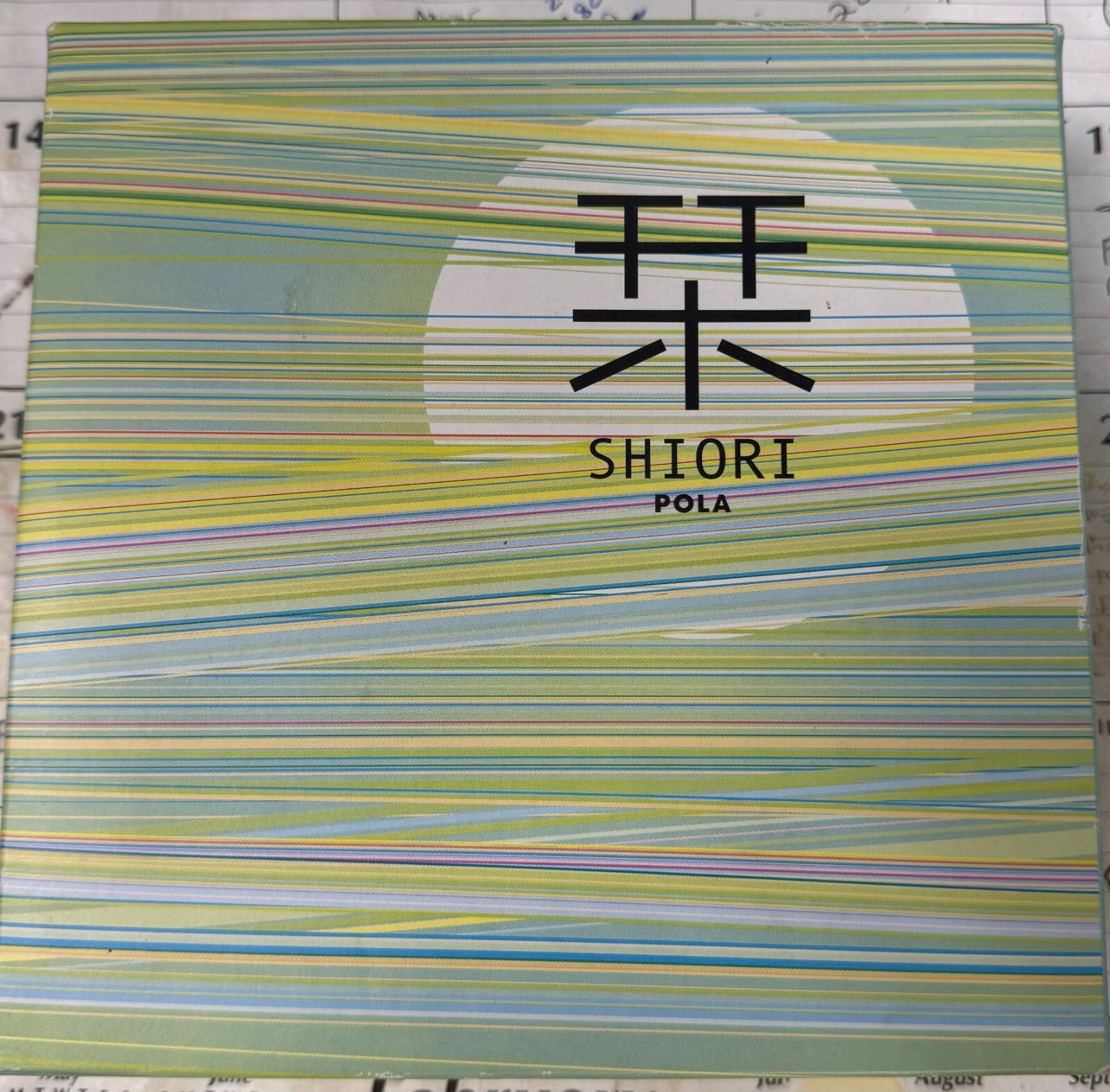 Pola shiori soap gift set (4×1.8oz soap bar)(2 green tea 2 yuzu)