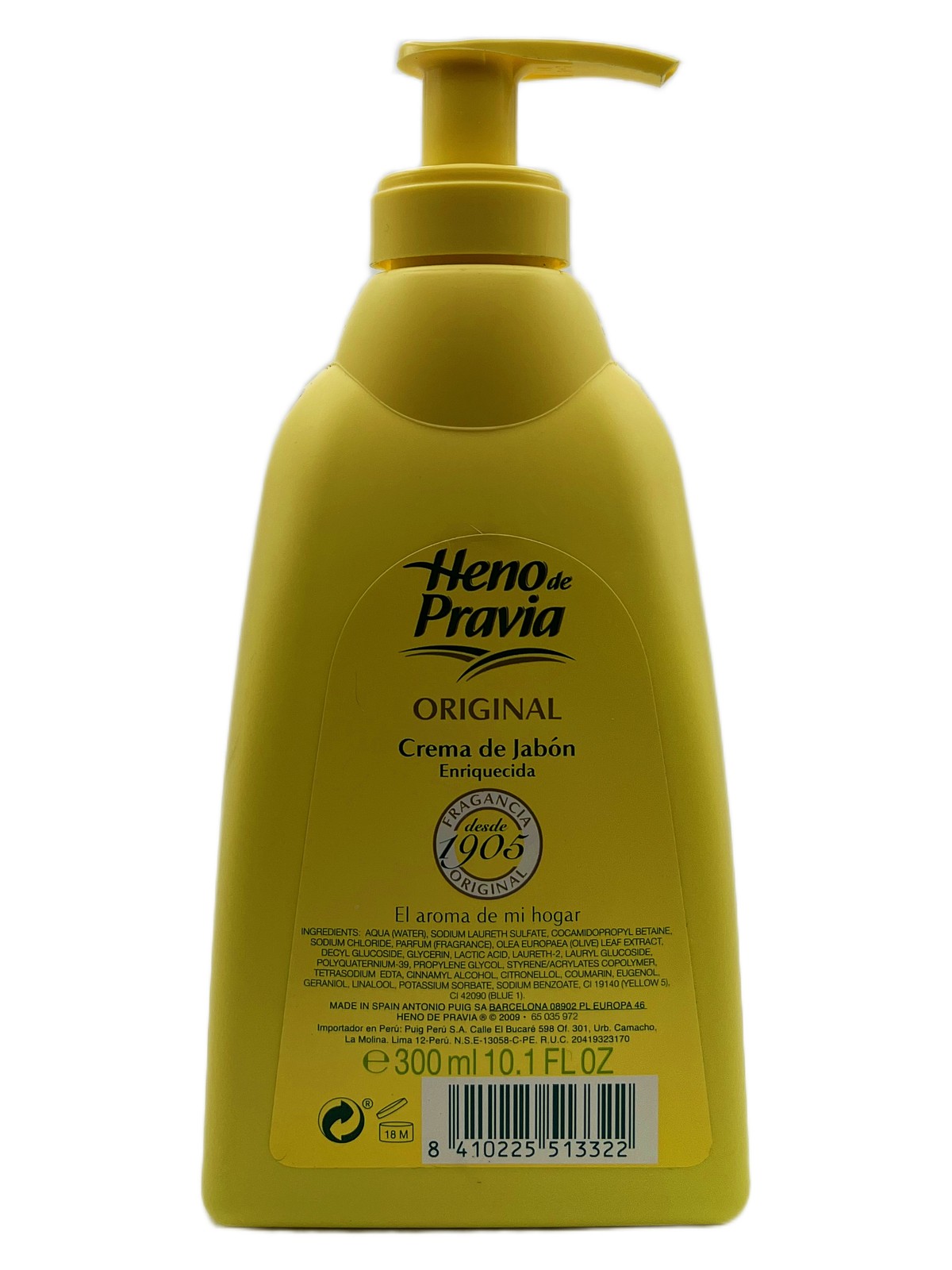 Heno De Pravia – Original Crema De Jabon, 10 floz