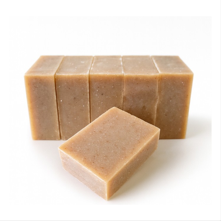 2.5 LB Bulk Oatmeal Goat’s Milk & Honey Soap – Handmade, Moisturizing & Gentle