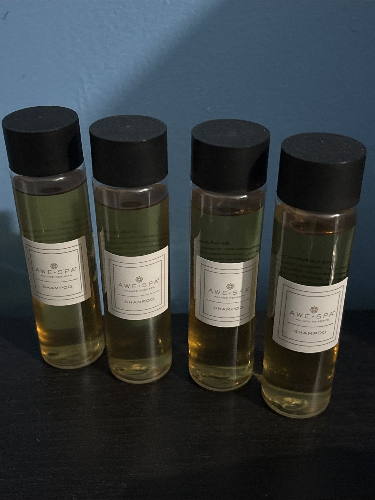 AWE SPA Shampoo 2.3 oz Palace Resorts Mexico Travel Size Lot Of 4