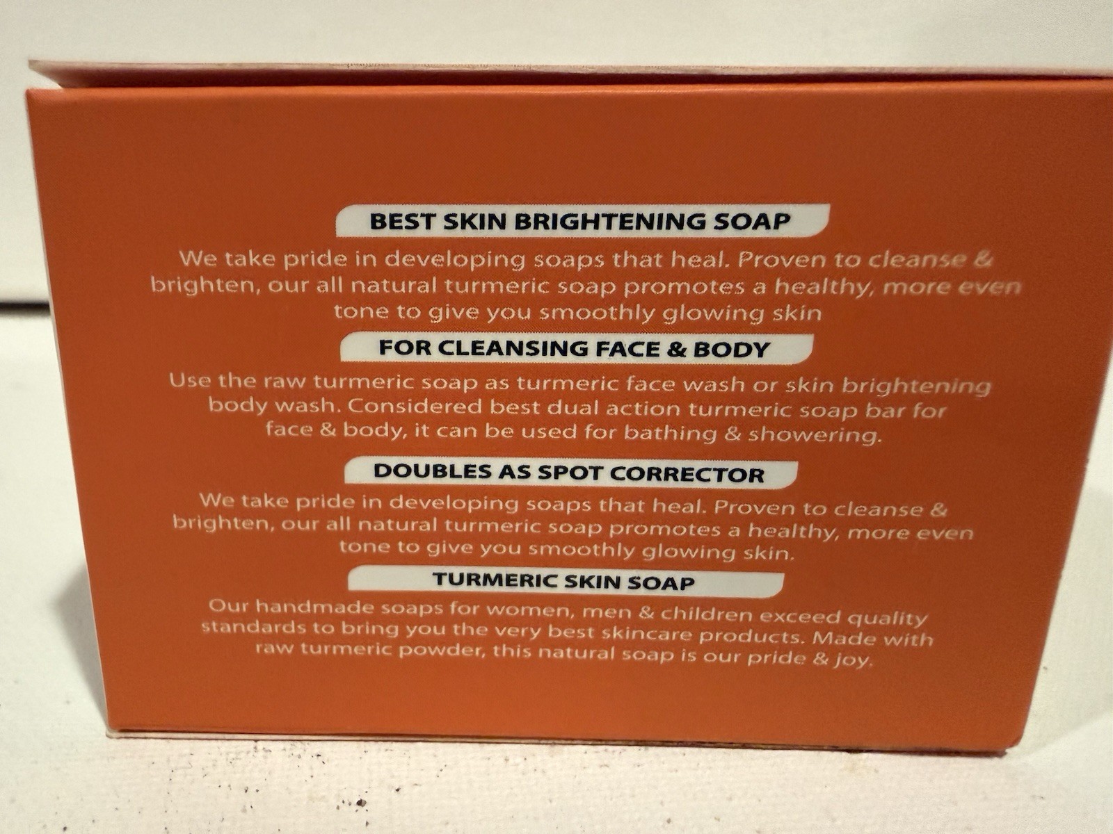 Natrulo Turmeric Soap Bar, All Natural, Brightening, Scented, 2 Pack 5oz