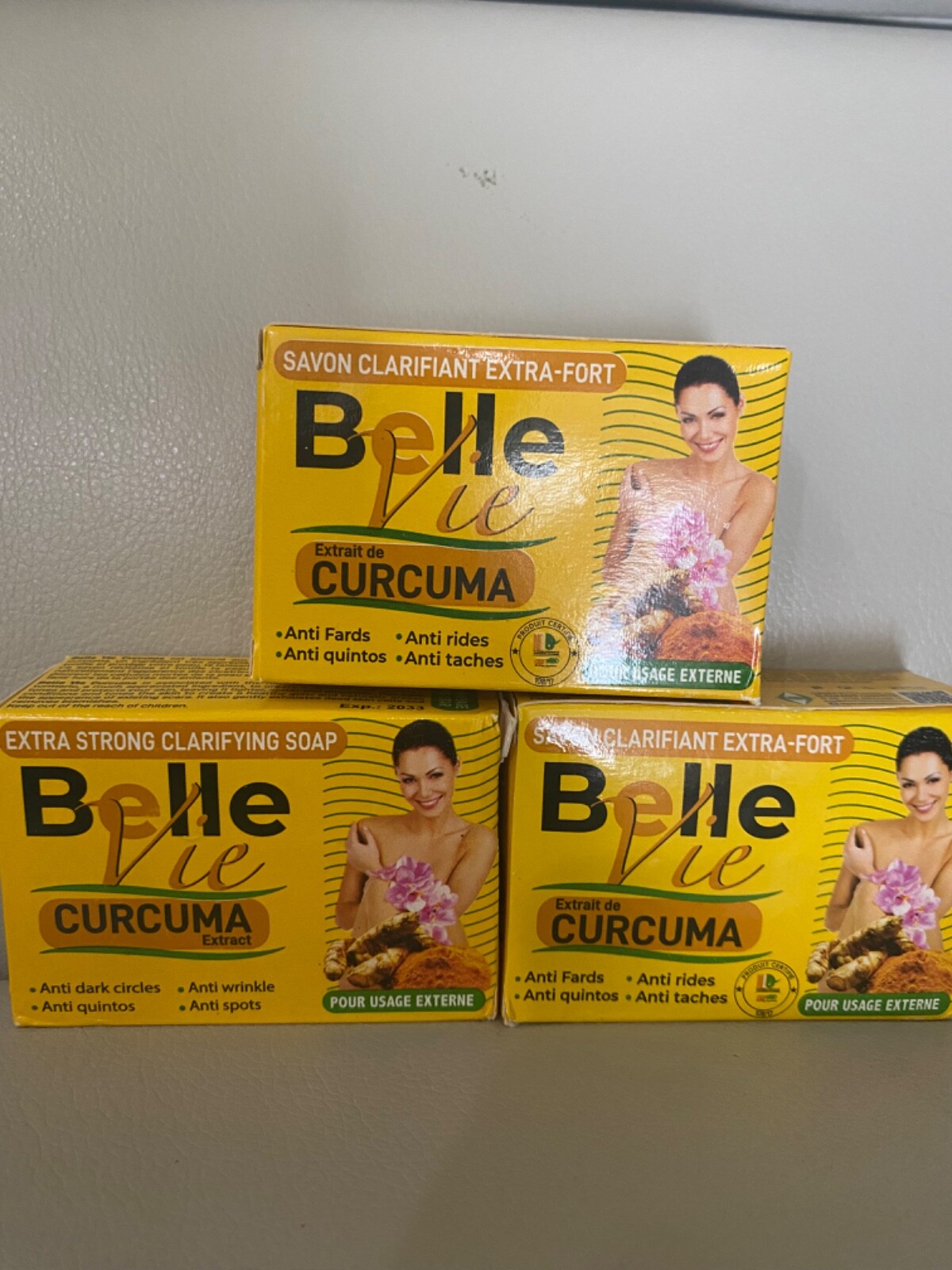Belle+Vie+Rich+Turmeric+Soap.+Curcuma+Extract+225g+Jar.+X+1