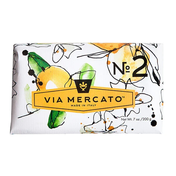 Via Mercato No.2 – Green Tea & White Musk Bar Soap