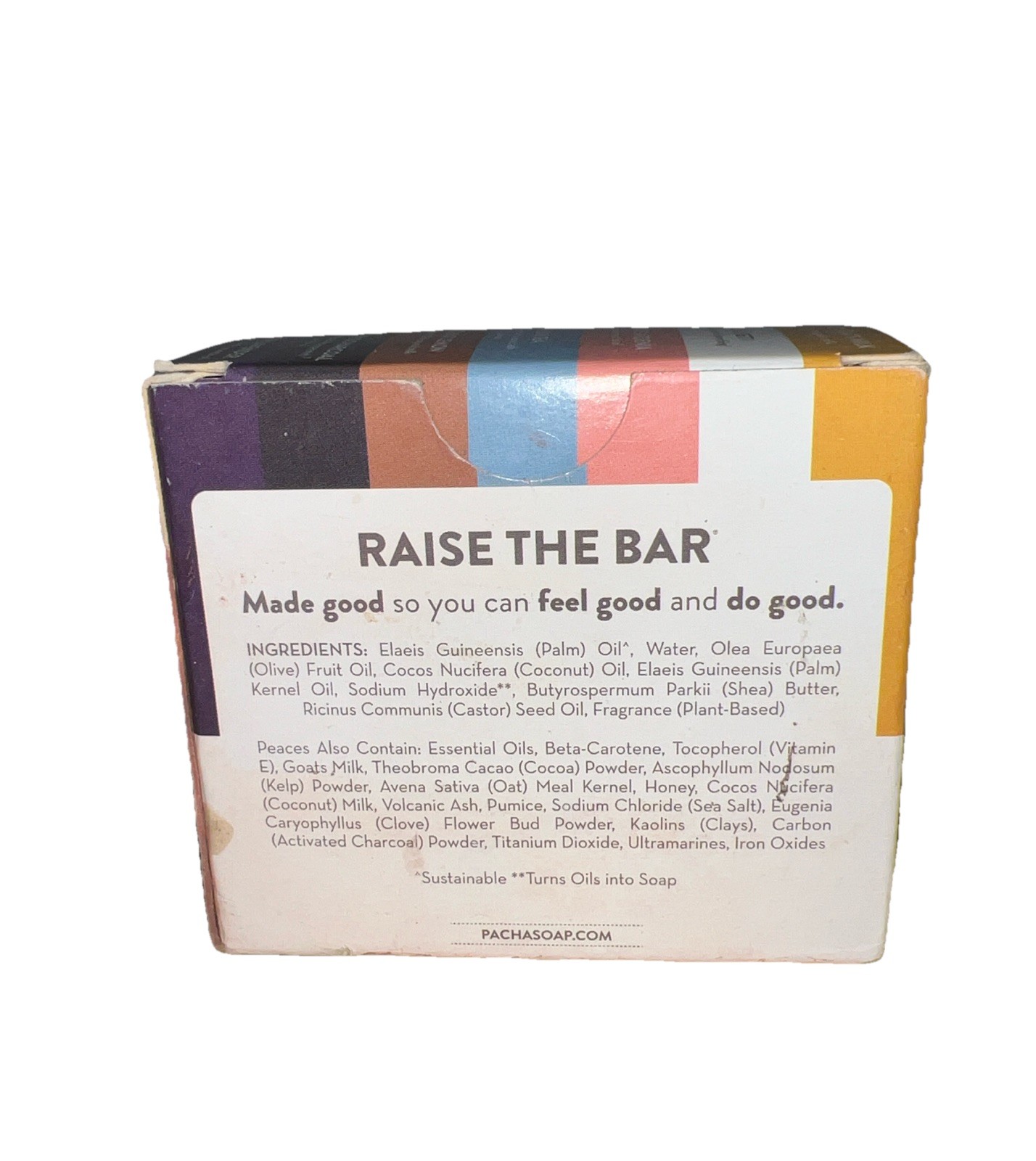Pasha Peaces NIOP Bar Soap Variety Pk,7 Handcraft Plant Based Soaps,Cruelty Free