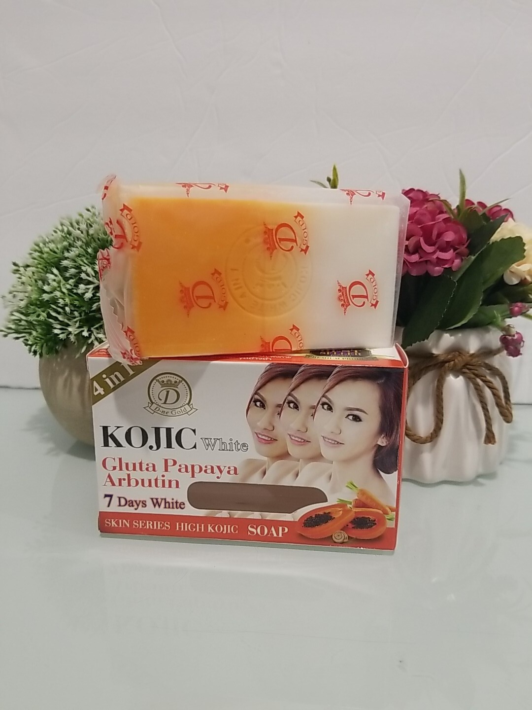 2X Kojic white Gluta Papaya Arbutin 7days White Soap 160g 4 in 1 Free Shipping