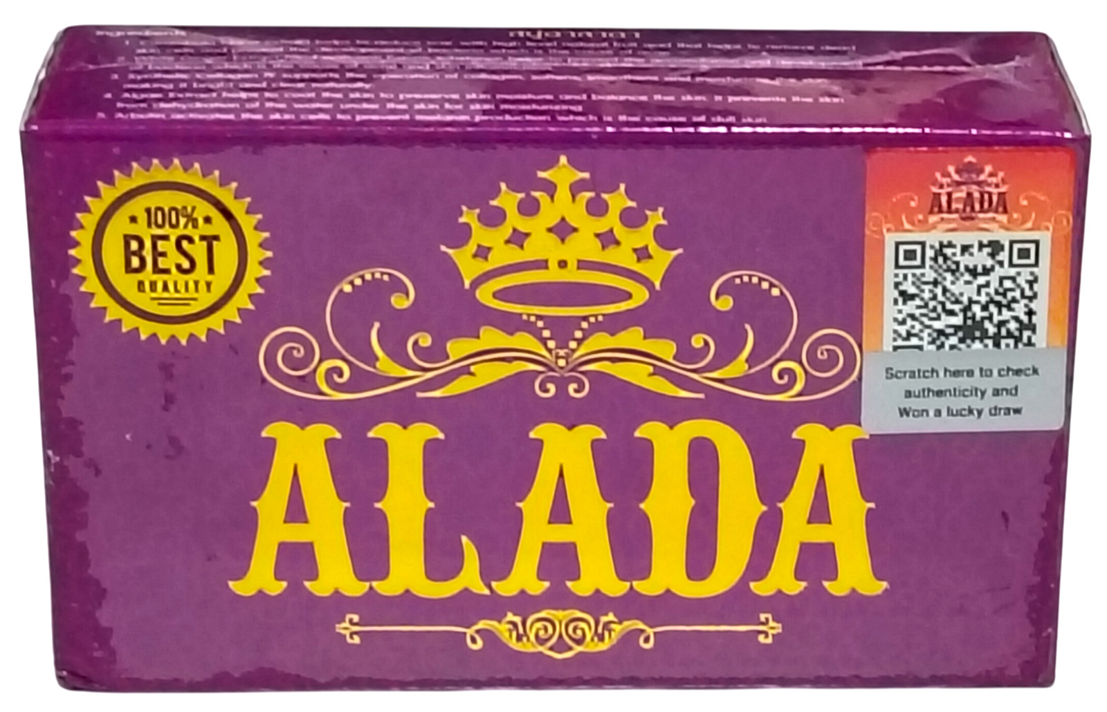 ALADA Natural Extract Thai Beauty Soap Face & Body Cleansing Moisturizing 160g×2