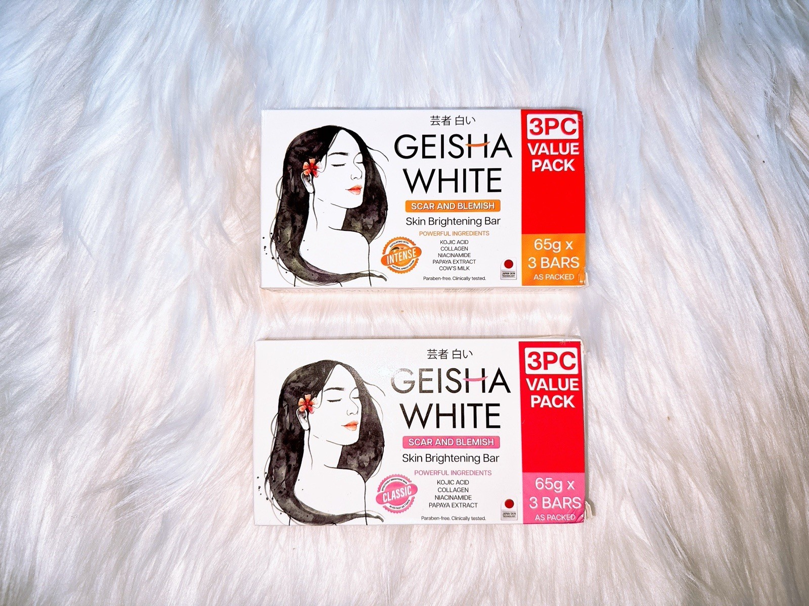 Geisha White – CLASSIC & INTENSE – Scar and Blemish – Soap Bar