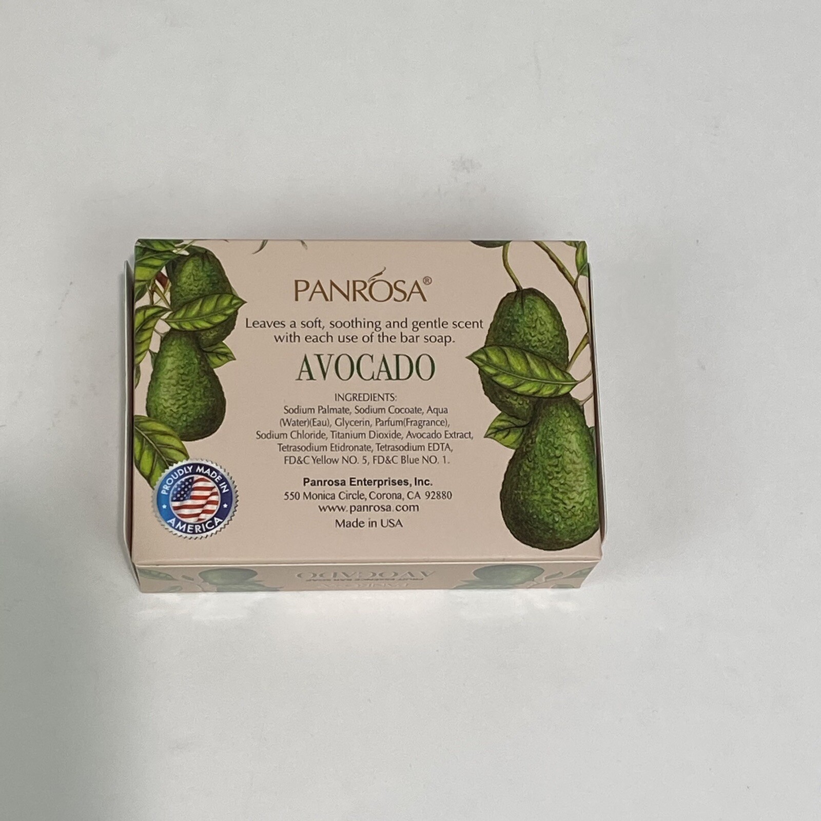 {Lot of 3} Essential Oil Bar Soap by Panrosa – Peony Gentle Rose Avocado Scents
