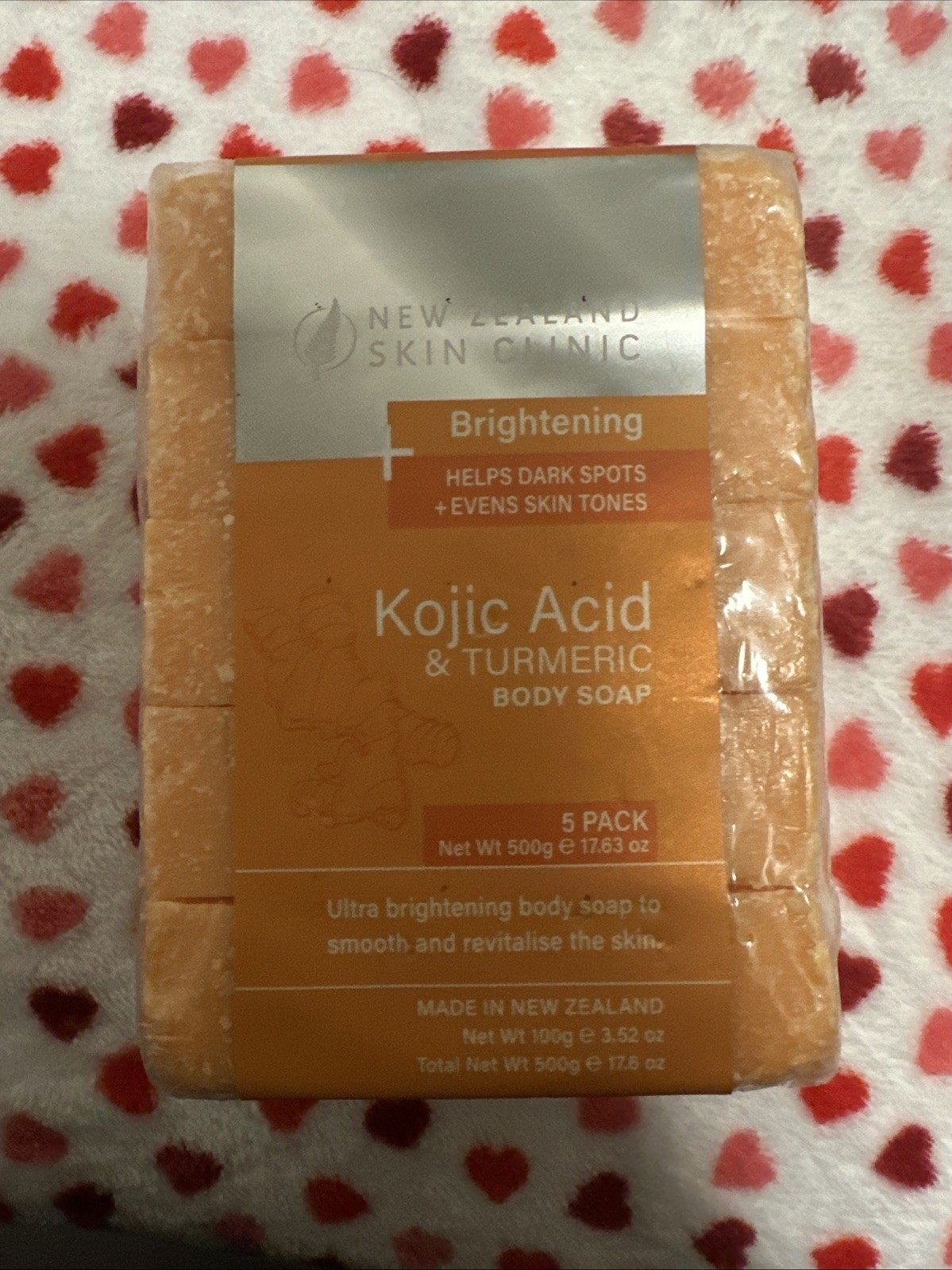 New Zealand Skin Clinic Brightening Kojic & Turmeric Body Soap 5 Pk 17.6 oz