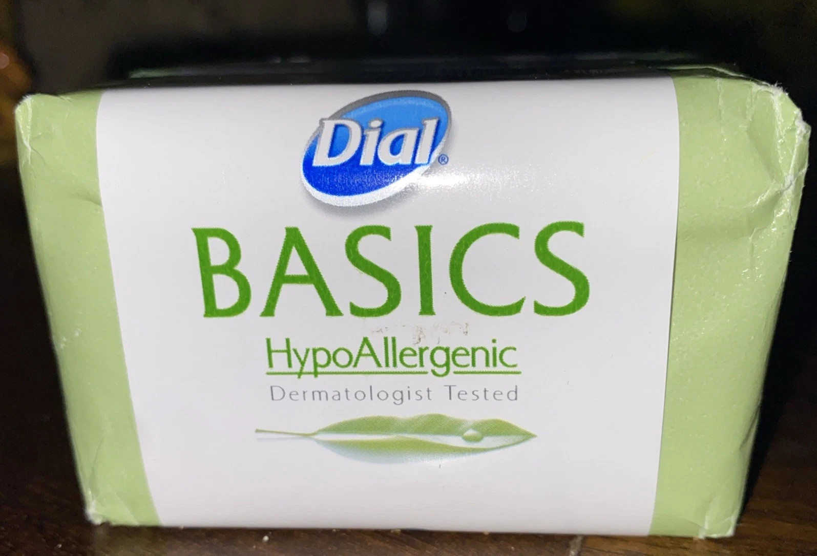 2 Pack Of Dial Basics Hypoallergenic Bar Soap 3.2 Oz Bars NEW SEALED