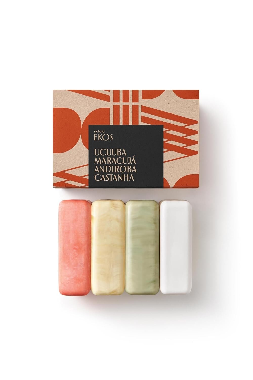 natura – Ekos Ucuuba, Castanha, Andiroba, Maracujá Bar Soap Set (4 Pack)