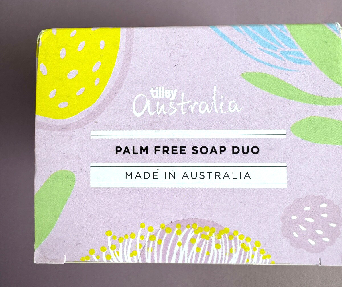 Tilley Australia Palm Free Eucalyptus & Lavender Bar Soap Duo 2 x 250 gm/8.8 oz