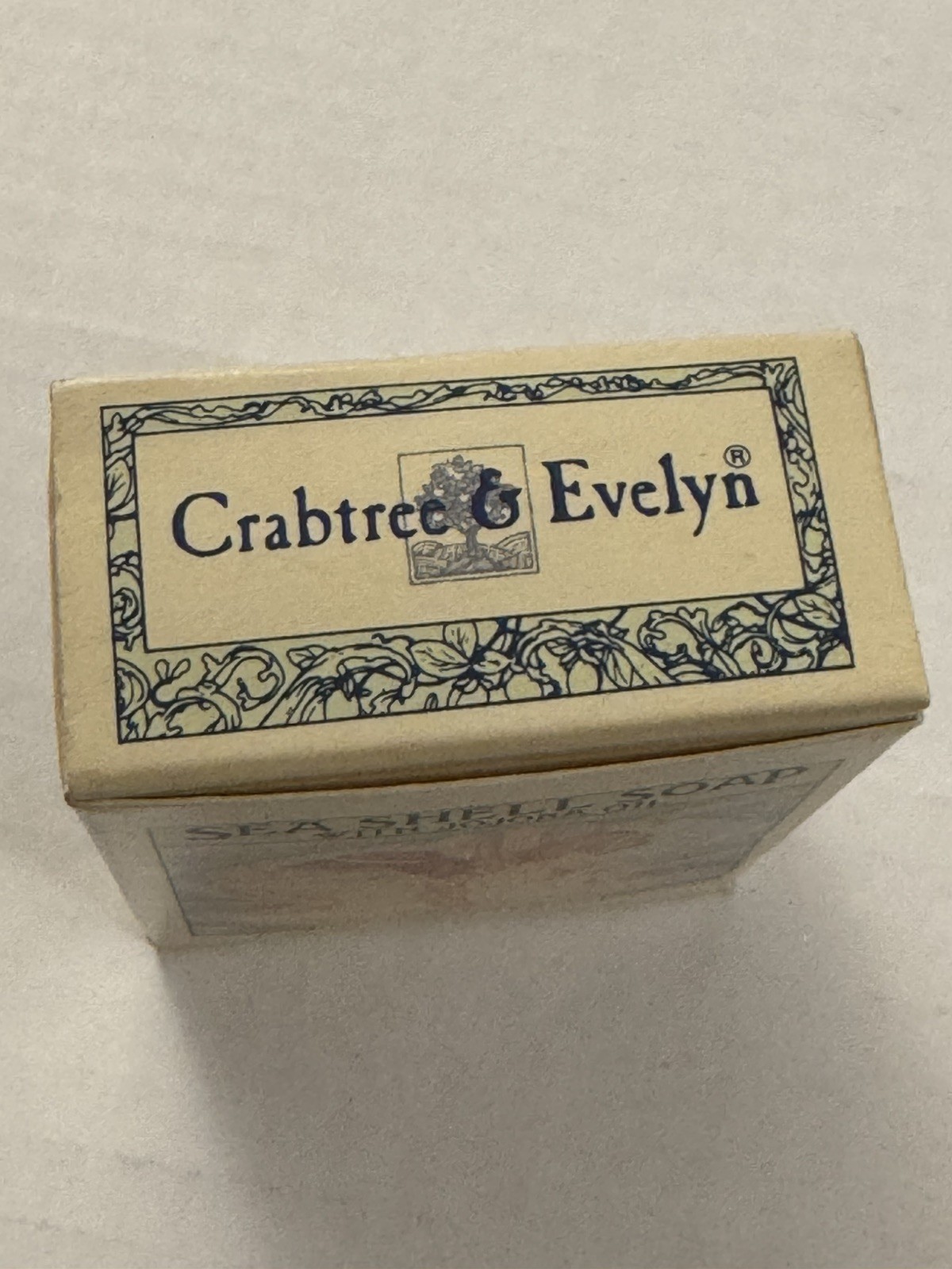 Crabtree & Evelyn Sea Shell Soap with Jojoba Oil 0.9oz Vintage 80’s H22