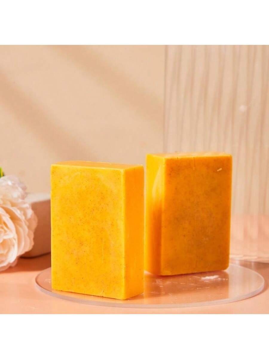 6PC Lemon Turmeric Kojic Acid Soap Dark Spot Whitening Turmer Turmeric Skin