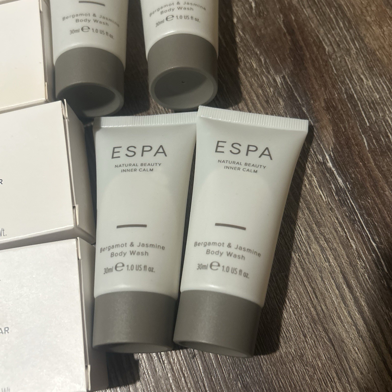 ESPA Bergamot Jasmine Bundle 8 Cleansing Bars + 4 Body Wash Luxury Soap New