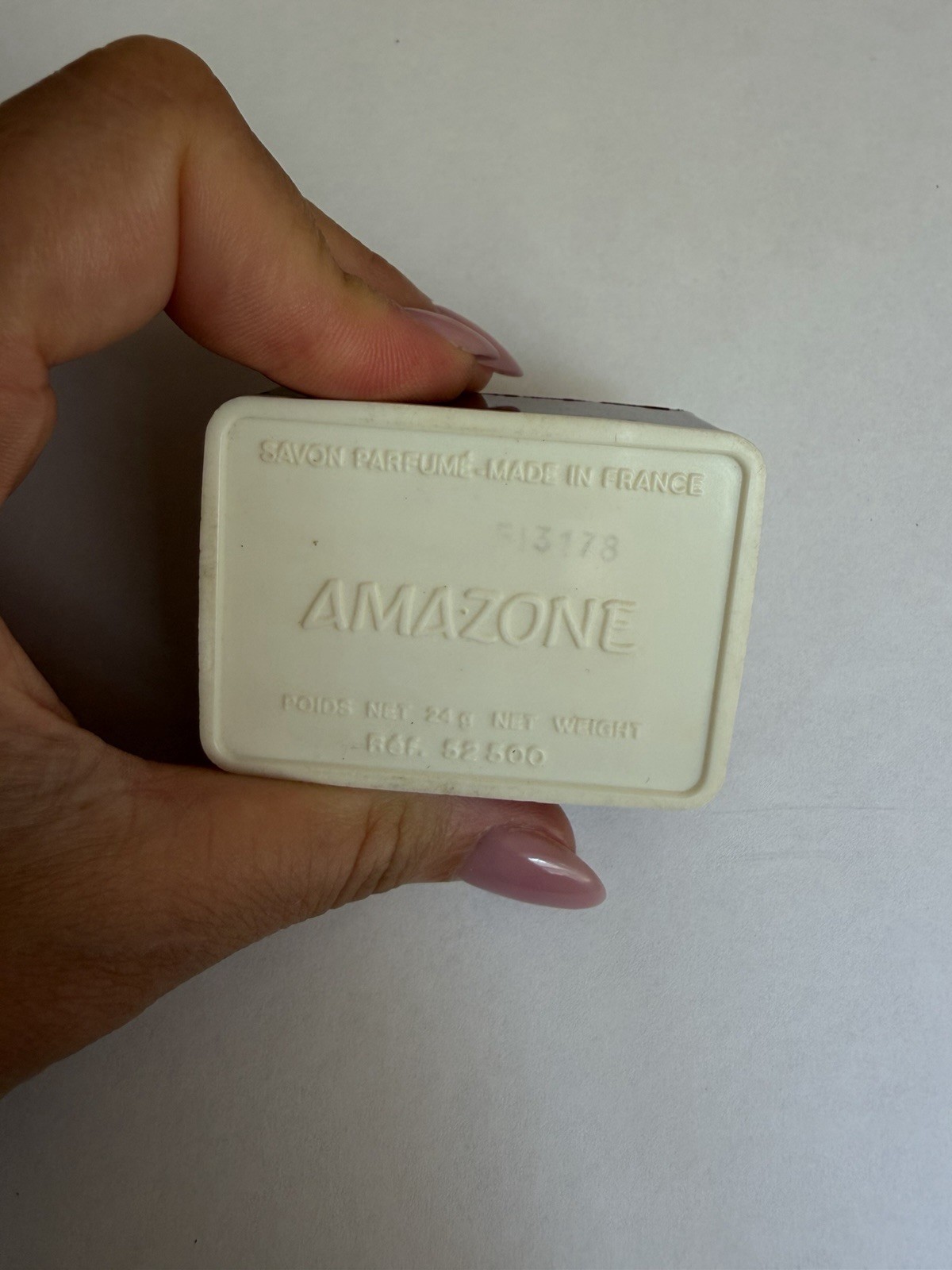 HERMÈS Amazone Scented Body Bar Soap 1.7 oz for Body & Hands, Beige