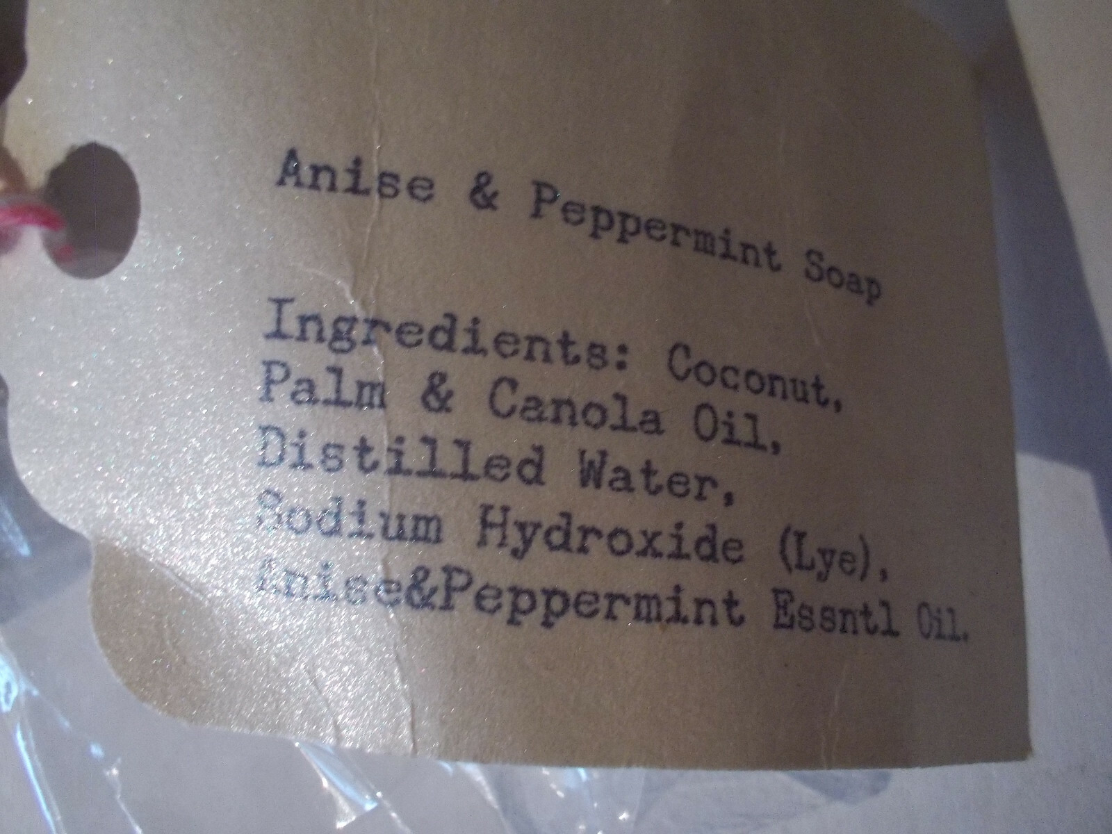 Decorative Bundt Cake-shaped soap. Anise & Peppermint