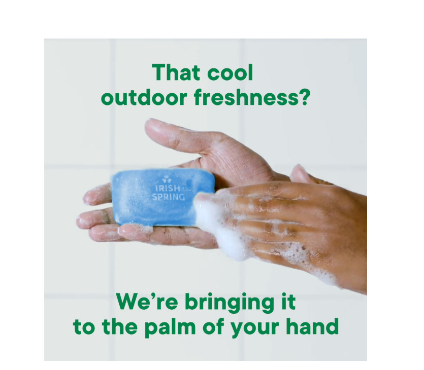 2 PACK Irish Spring Icy Blast Bar Soap for Men, Mens Bar Soap, 12 Pack
