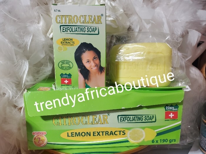 2pc. Citro Clear exfoliating soap & serum with Lemon Extracts, Vit. C