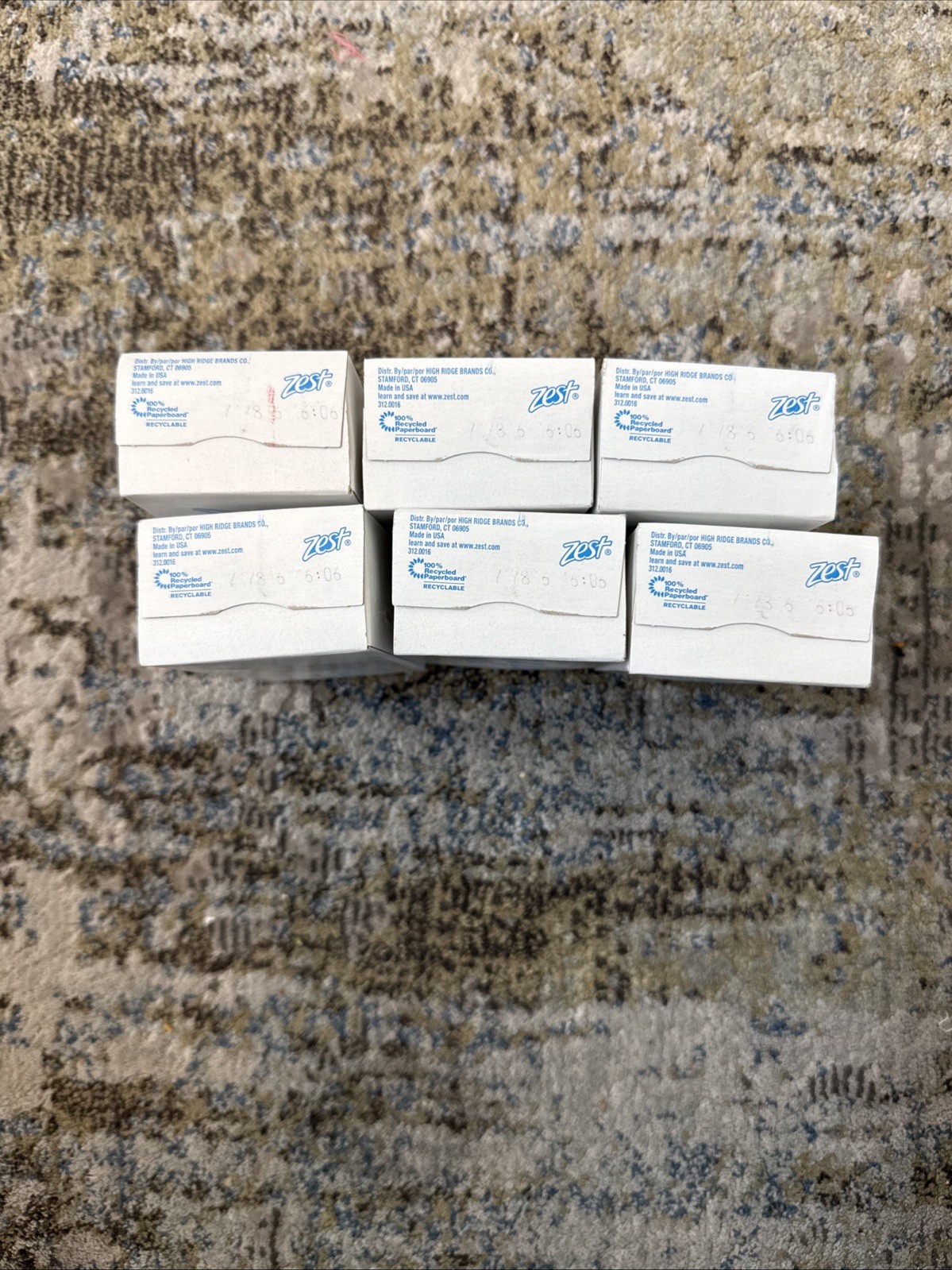 VTG Zest Soap Bar Lot Of 6 NOS 4oz New in Original Box “Get Zestfully Clean”