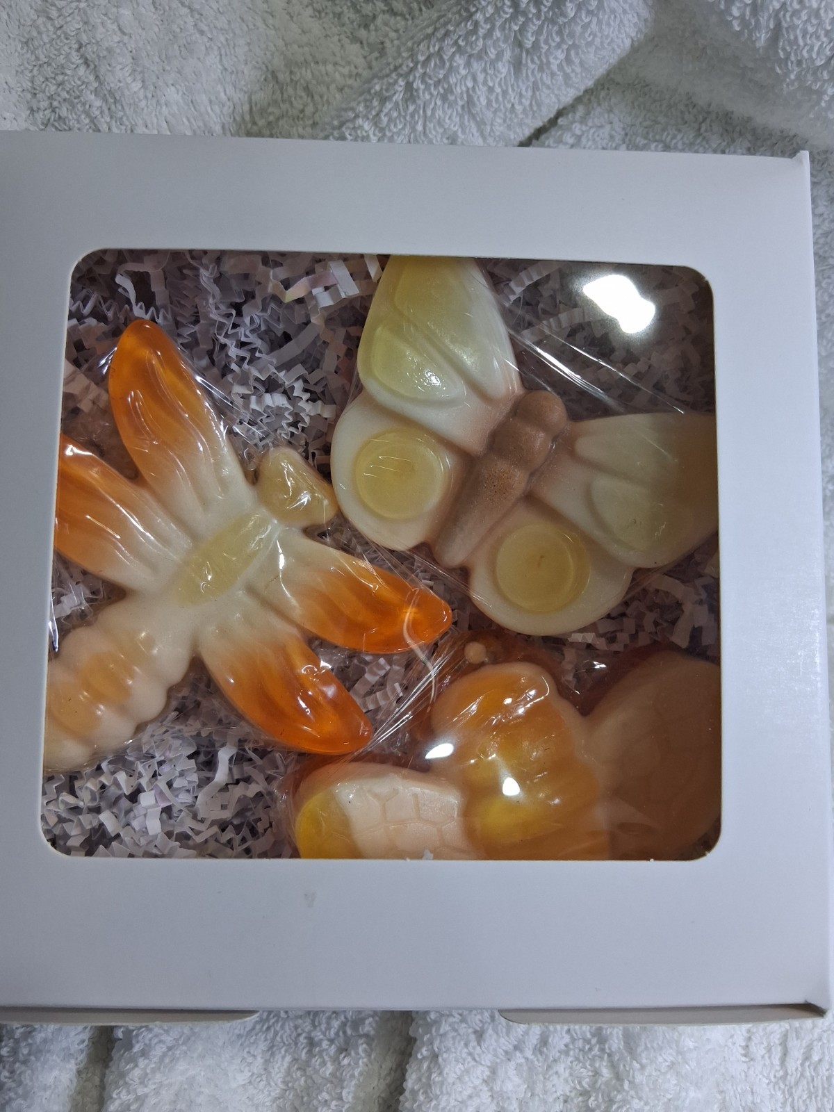 Handcrafted Butterfly, Bee, and Dragonfly Soaps – Frosted Effect