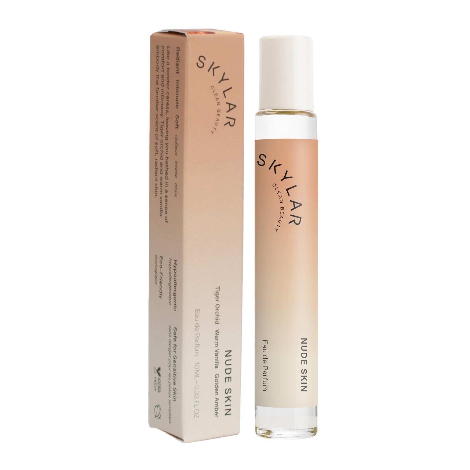 Skylar Nude Skin Eau de Parfum – Hypoallergenic, Clean, Vegan, Unisex – 10mL