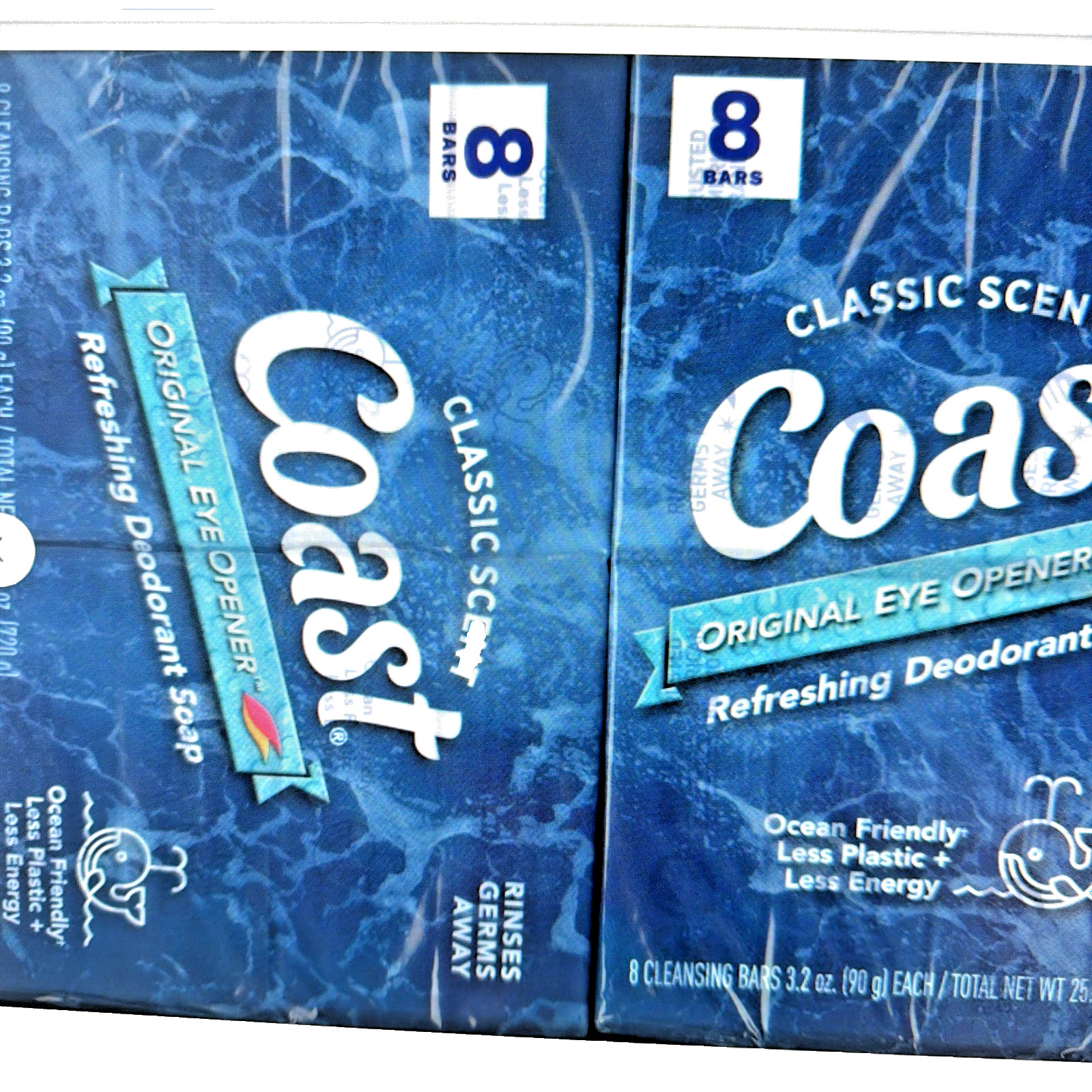 16 BarCoast Deodorant Bath Soap 3.2oz Bars Fresh Scent-The Eye Opener Hydrating