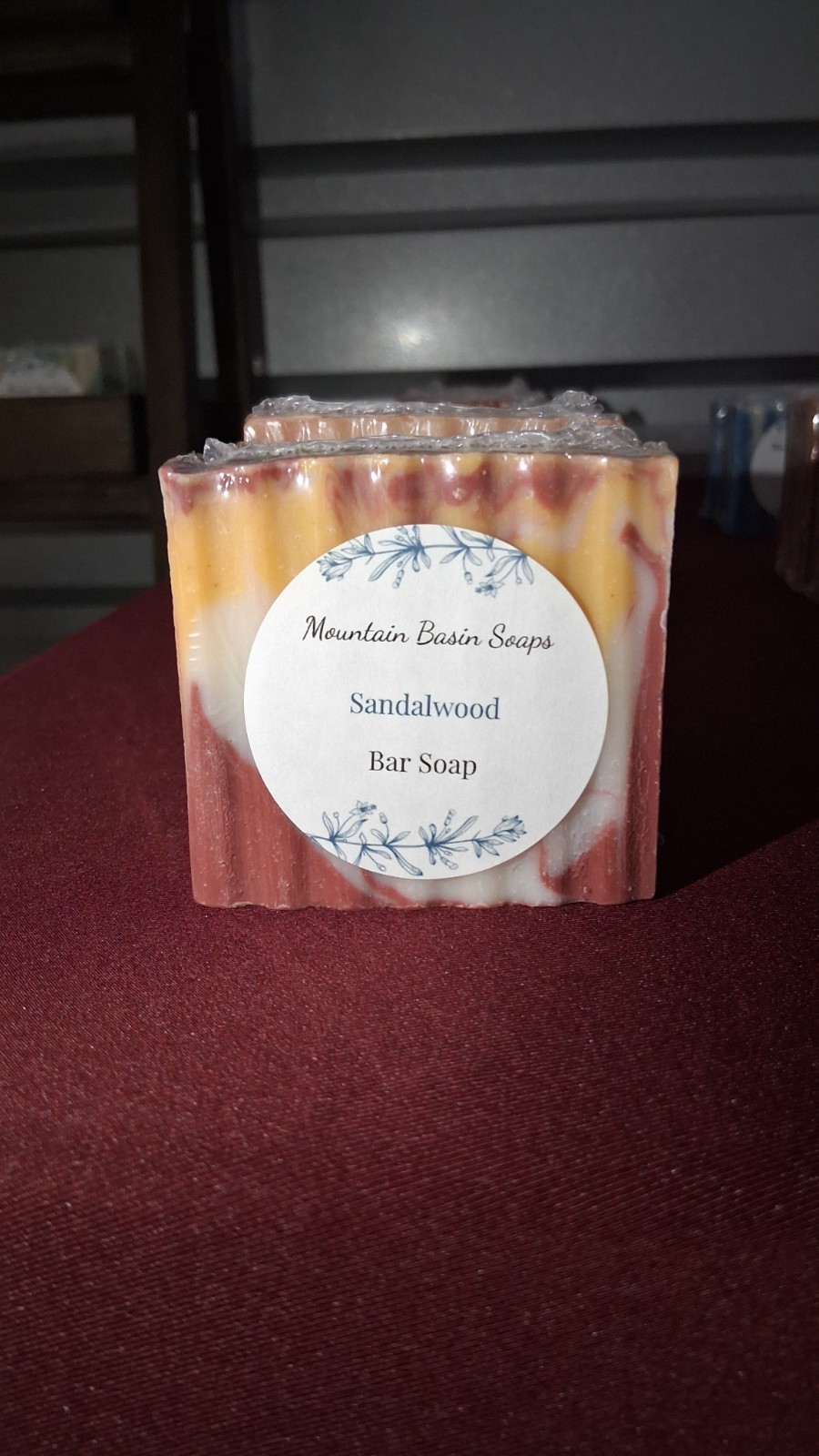 Mountain Basin Soaps. Sandalwood, 4 to 4.5 oz