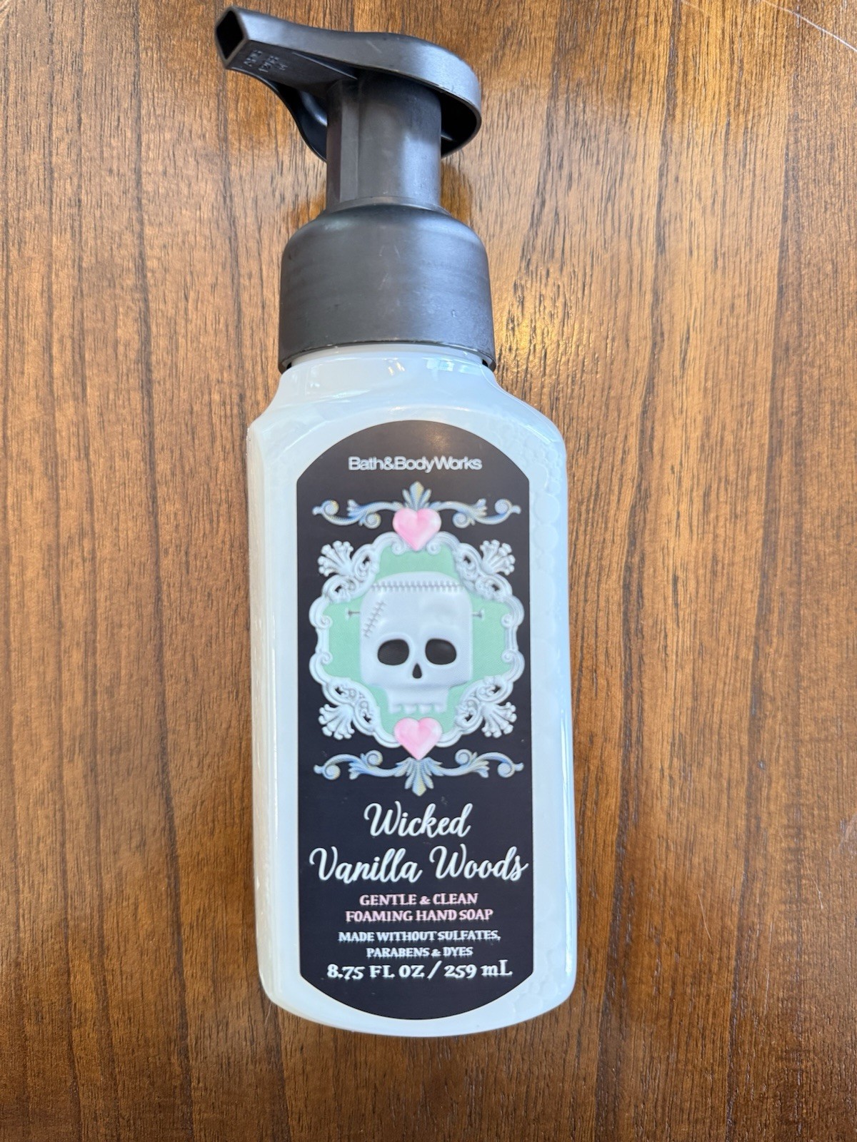 Set Of 6 Bath & Body Works WICKED VANILLA WOODS Foaming Hand Soap 8.75 Floz