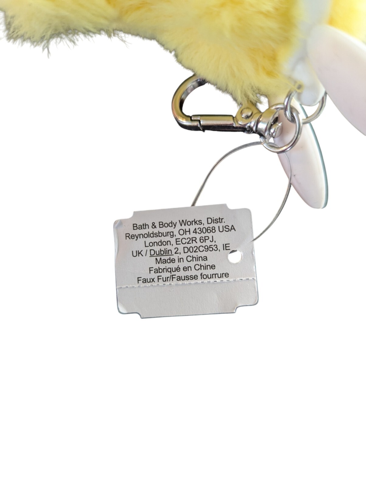 NEW BATH & BODY WORKS CHICK BUNNY EAR POCKETBAC HAND SANITIZER HOLDER CLIP CASE