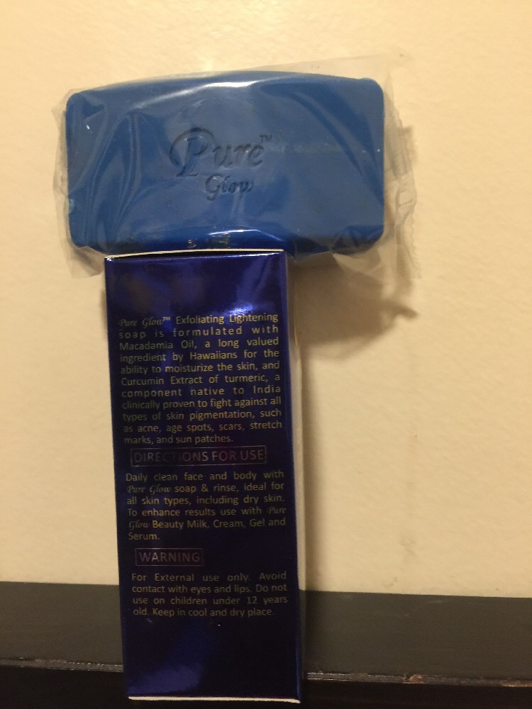 Pure Glow Exfoliating Purifying Soap. FREE SHIPPING