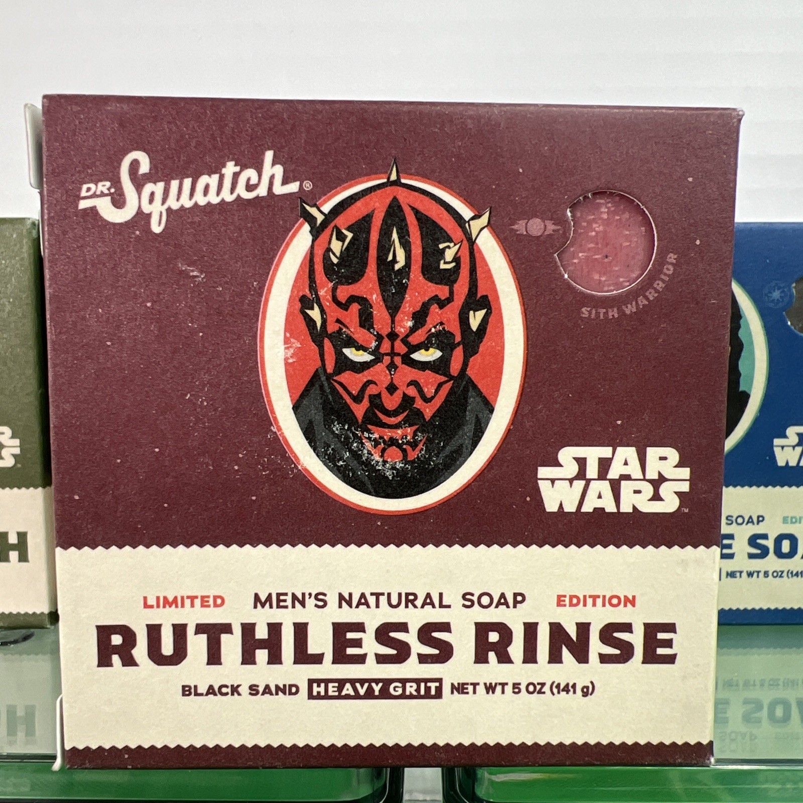 DR. Squatch Limited Edition Star Wars Soap, Zero & Heavy Grit (5Bars) 5 OZ Bars
