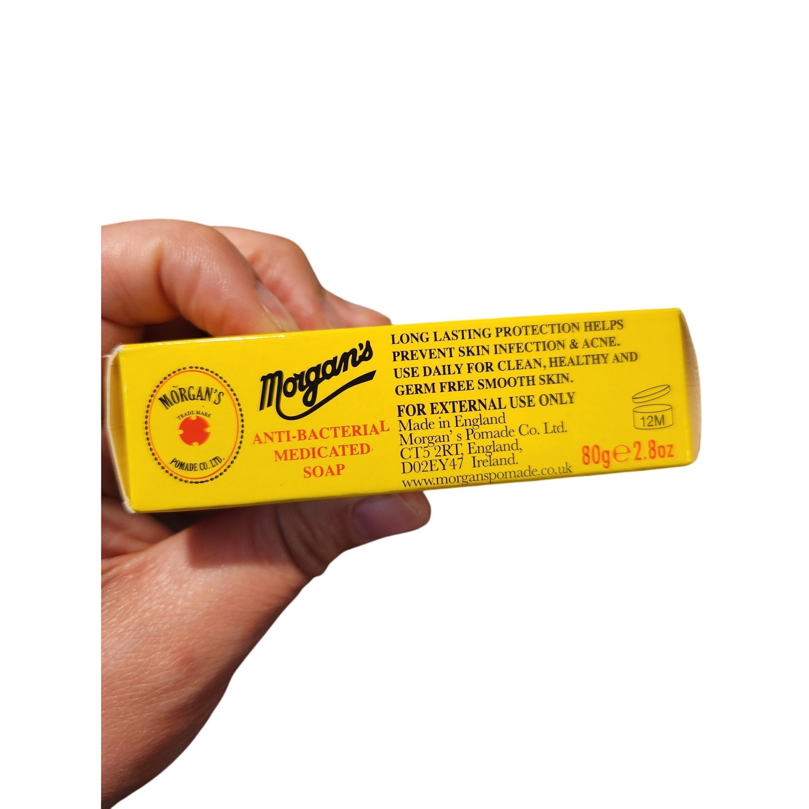 Morgan’s Soap 80g Acne Cleanser UK Made Bar